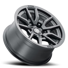 Load image into Gallery viewer, ICON Vector 5 17x8.5 5x150 25mm Offset 5.75in BS 110.1mm Bore Satin Black Wheel ICON ICO2617855557SB