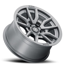 Load image into Gallery viewer, ICON Vector 5 17x8.5 5x150 25mm Offset 5.75in BS 110.1mm Bore Titanium Wheel ICON ICO2617855557TT