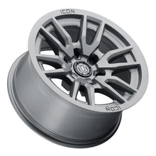 Load image into Gallery viewer, ICON Vector 6 17x8.5 6x5.5 0mm Offset 4.75in BS 106.1mm Bore Titanium Wheel ICON ICO2417858347TT