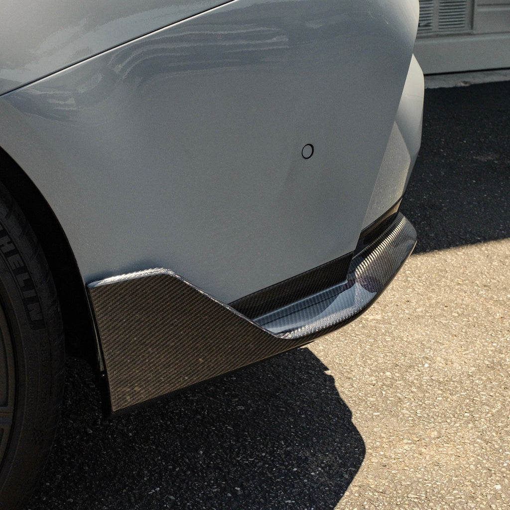 -2021-Present BMW M3 M4 Carbon Fiber Rear Winglets-Exterior Trim-BayOptiks
