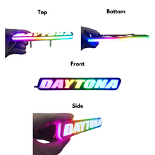 Load image into Gallery viewer, -Daytona LED Badge: (Multicolor)-Illuminated LED Emblems-RGB Halo Kits