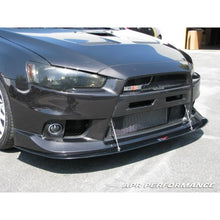 Load image into Gallery viewer, -APR Performance Mitsubishi Evolution X with OEM lip Front Wind Splitter 2008-2016