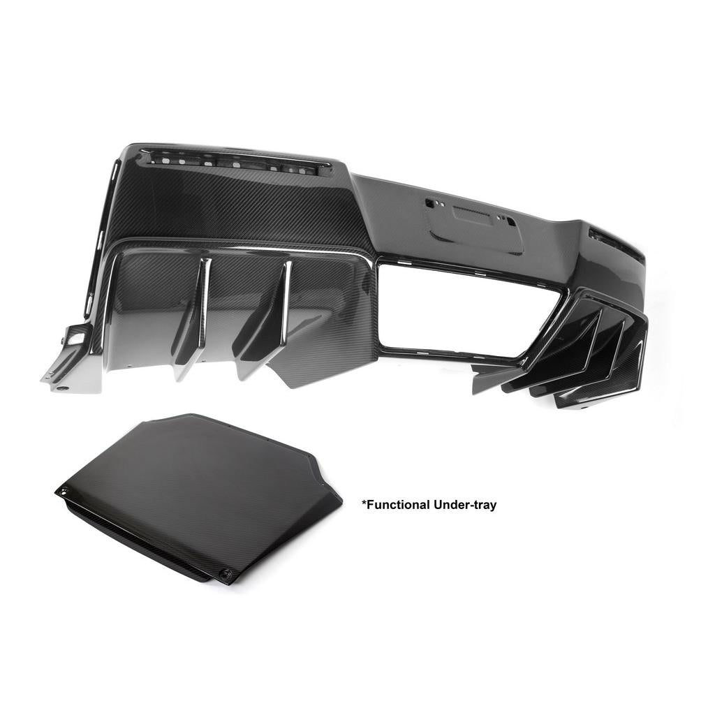 AB-277030-APR Performance Chevrolet Corvette C7 Z06 Rear Diffuser 2014-2019 Version 2