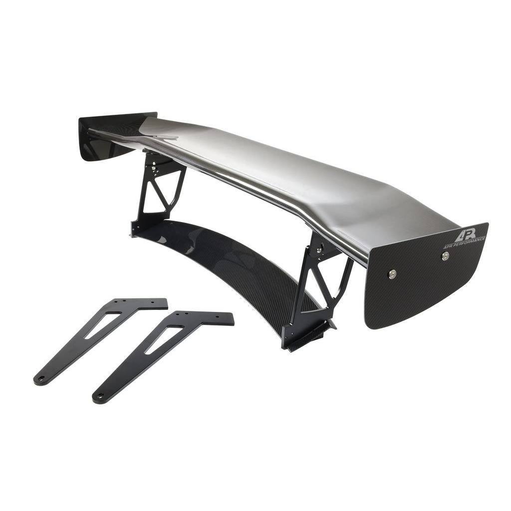 AS-107168-APR Performance Audi R8 GTC-500 Adjustable Wing, with Carbon Fiber Active Spoiler Panel Replacement 2016-2022
