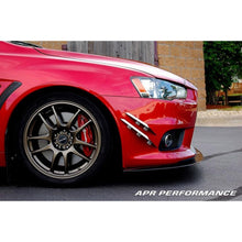 Load image into Gallery viewer, -APR Performance Mitsubishi Evolution X Stock Bumper Front Wind Splitter 2008-2016