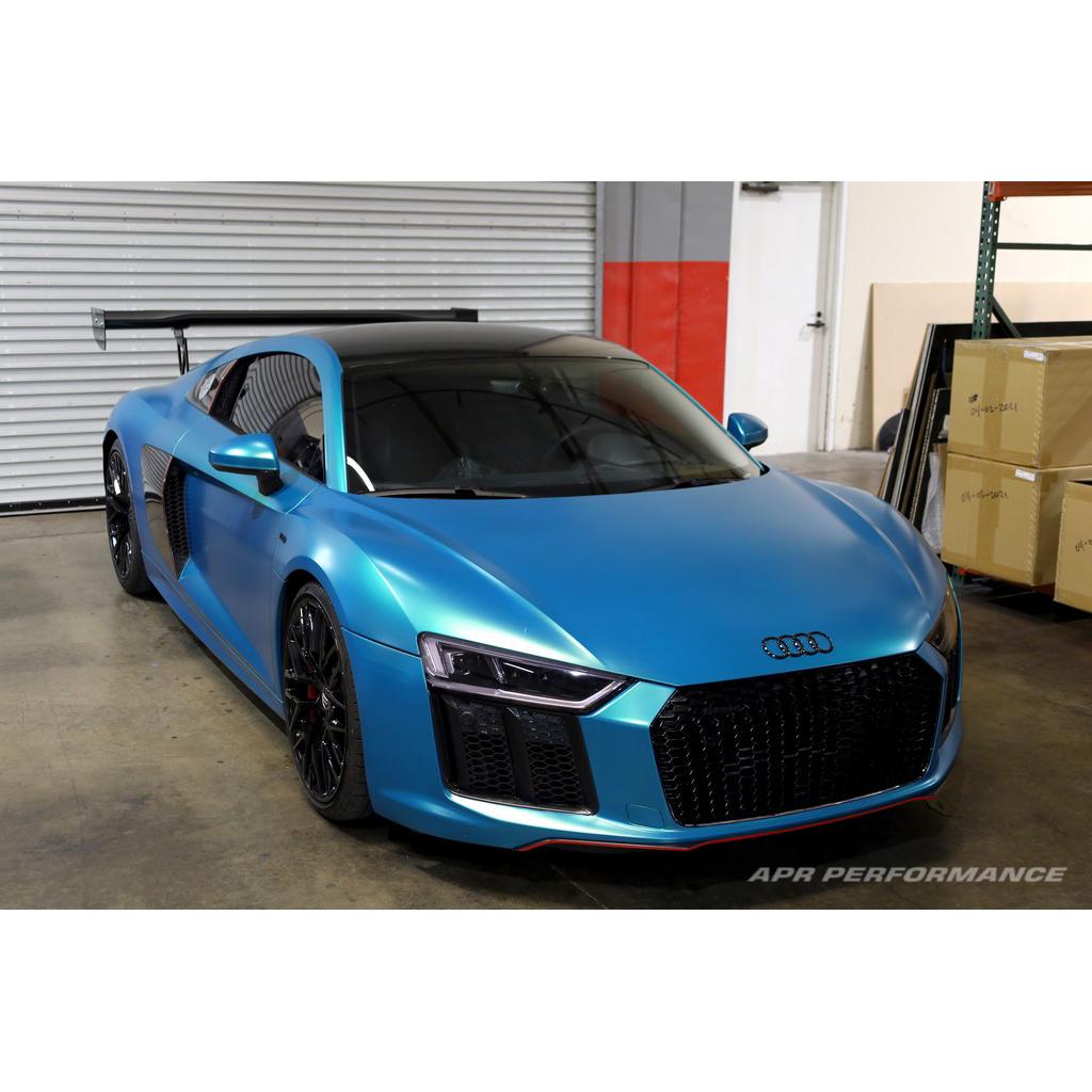 -APR Performance Audi R8 GTC-500 Adjustable Wing, with Carbon Fiber Active Spoiler Panel Replacement 2016-2022