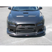 Load image into Gallery viewer, -APR Performance Mitsubishi Evolution X with OEM lip Front Wind Splitter 2008-2016