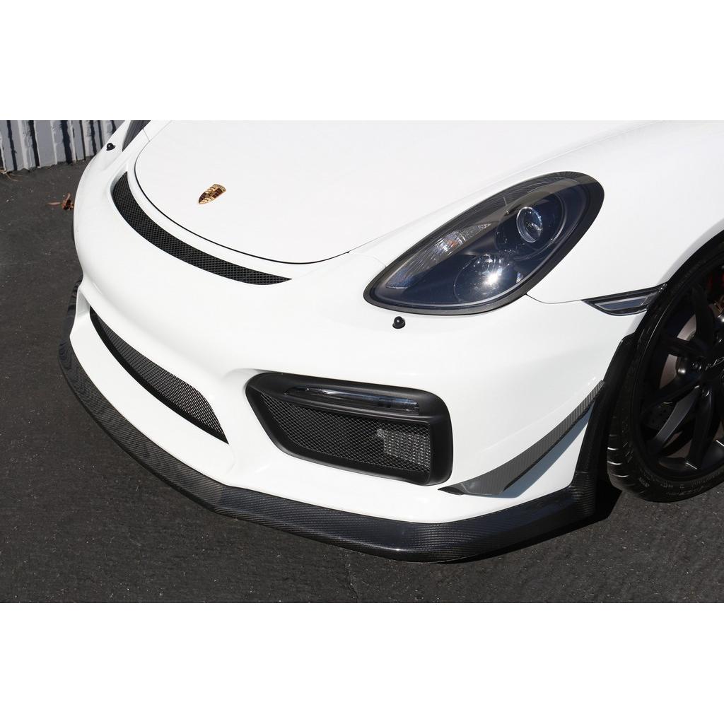 -APR Performance Porsche 981 Cayman GT4 Front Bumper Canards 2015-2016