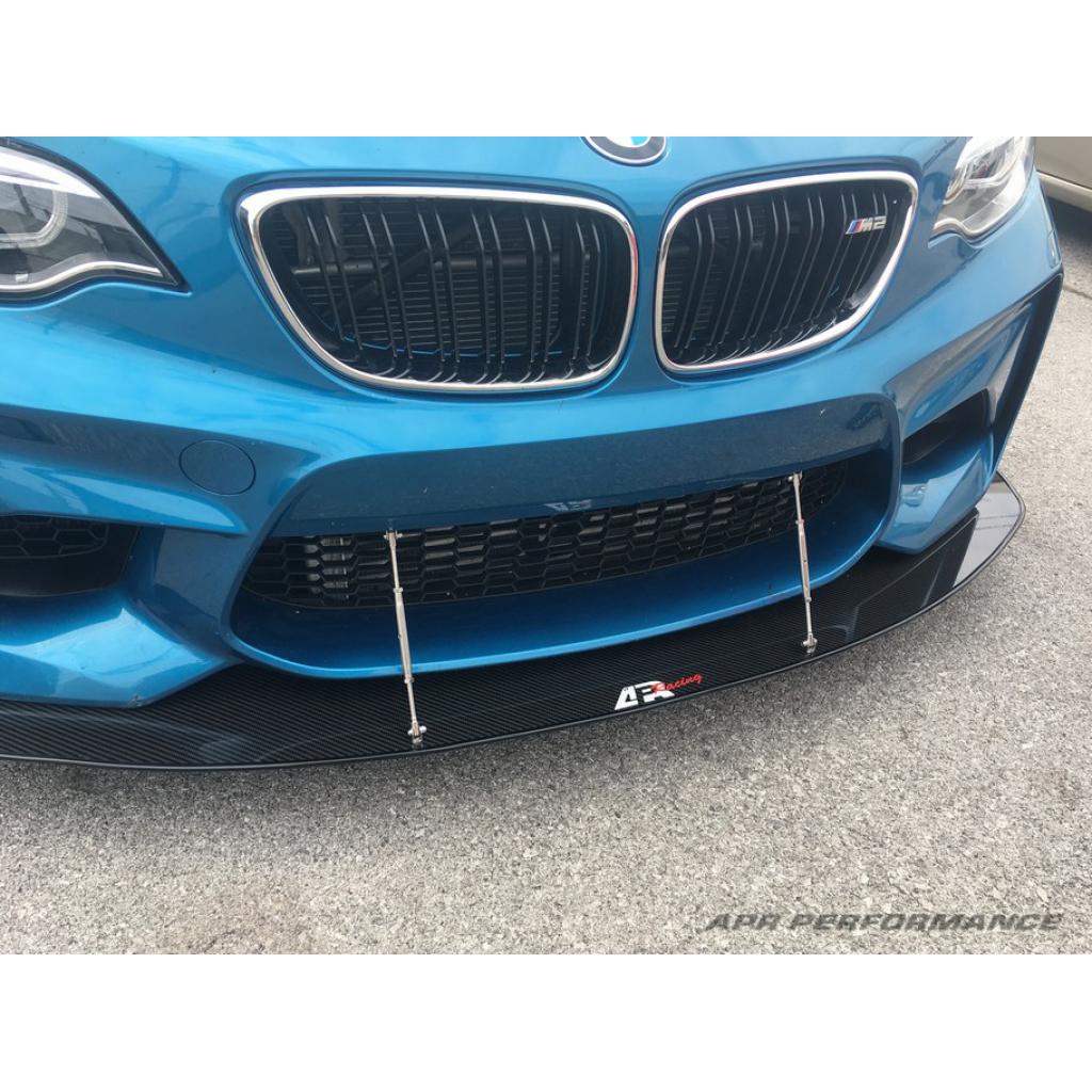 -APR Performance BMW F87 M2 Stock Bumper Front Wind Splitter 2016-2021