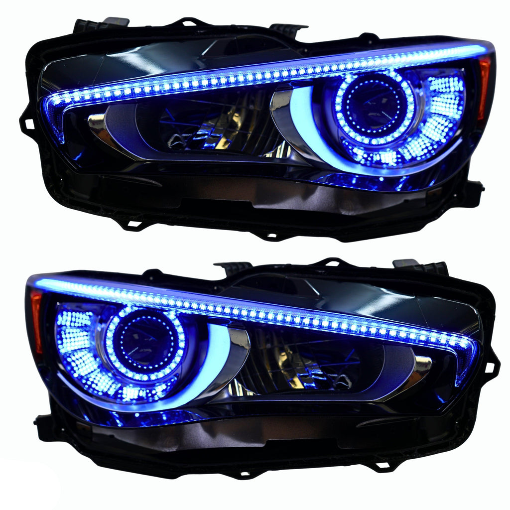 RGB Halo Kits Infiniti Q50 Multicolor Flow DRL Boards (2014-2024)