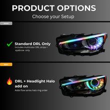Load image into Gallery viewer, RGB Halo Kits Infiniti Q50 Multicolor Flow DRL Boards (2014-2024)