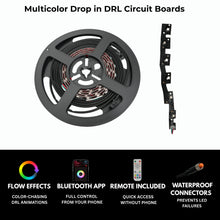 Load image into Gallery viewer, RGB Halo Kits Infiniti Q50 Multicolor Flow DRL Boards (2014-2024)