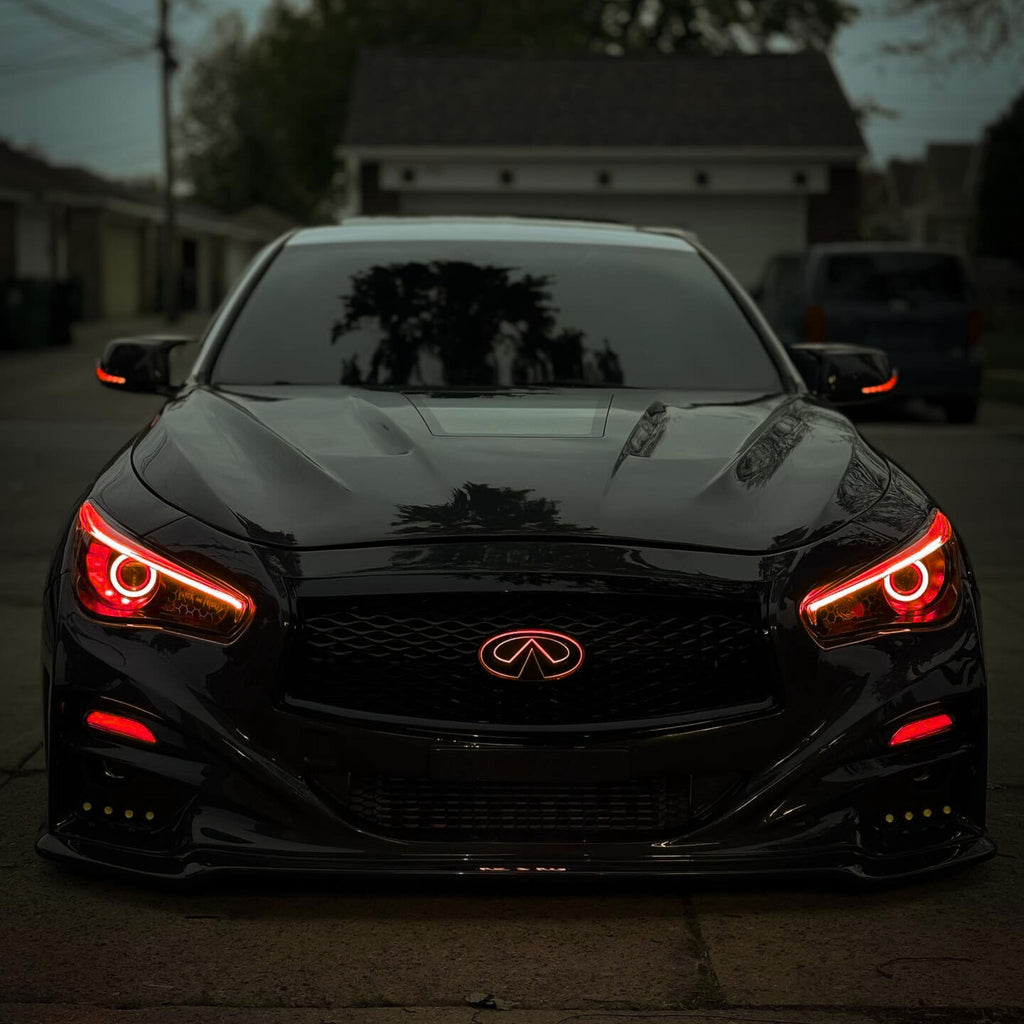RGB Halo Kits Infiniti Q50 Multicolor Flow DRL Boards (2014-2024)