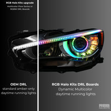 Load image into Gallery viewer, RGB Halo Kits Infiniti Q50 Multicolor Flow DRL Boards (2014-2024)