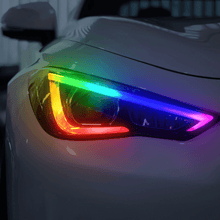 Load image into Gallery viewer, RGB Halo Kits Infiniti Q60 DRL Boards (Multicolor Flow) 2016-2022