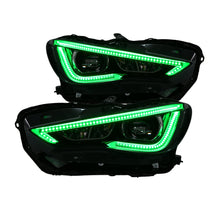 Load image into Gallery viewer, RGB Halo Kits Infiniti Q60 DRL Boards (Multicolor Flow) 2016-2022
