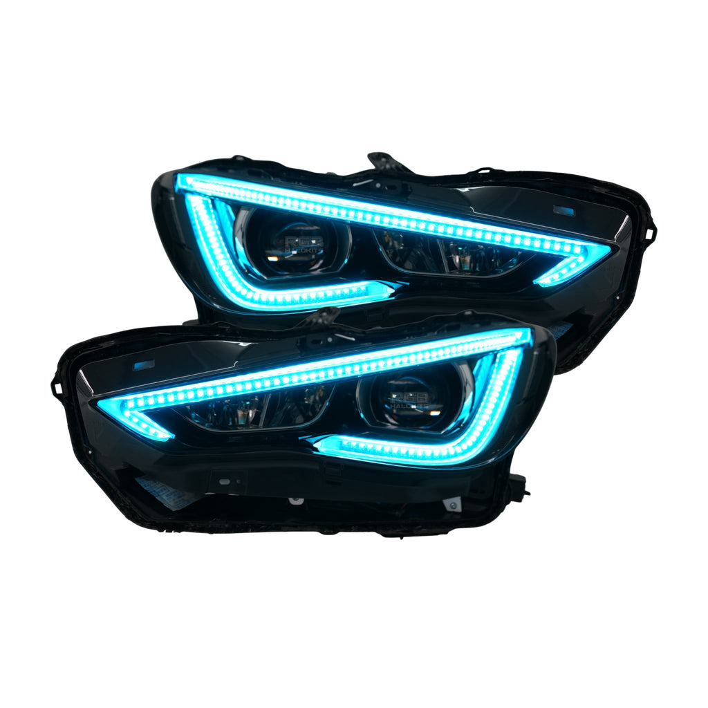 RGB Halo Kits Infiniti Q60 DRL Boards (Multicolor Flow) 2016-2022