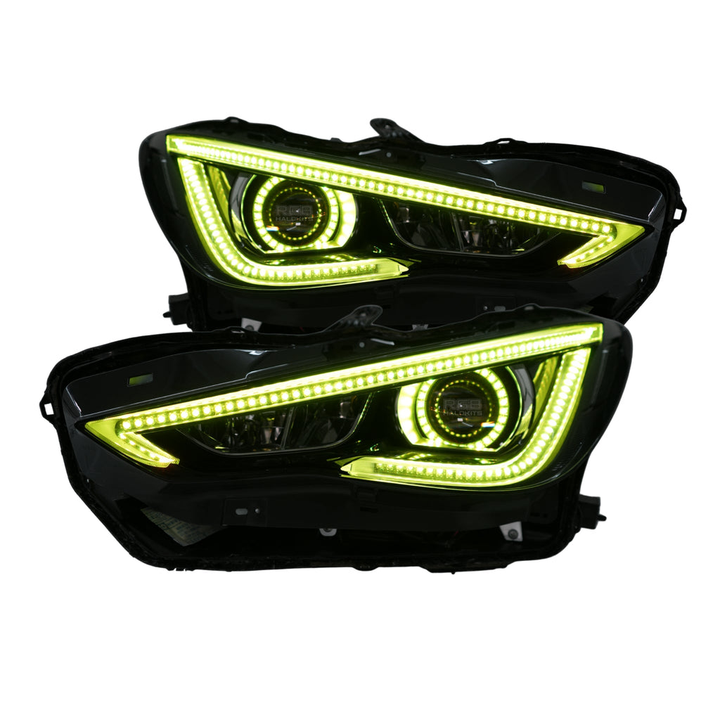RGB Halo Kits Infiniti Q60 DRL Boards (Multicolor Flow) 2016-2022
