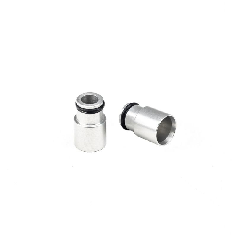 Injector Dynamics +12mm Clear Anodize Bottom Adapter 14mm Lower O-Ring - Black Ops Auto Works