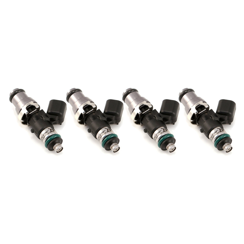 Injector Dynamics 1340cc Injectors - 48mm Length - 14mm Grey Top - 14mm Lower O-Ring (Set of 4) - Black Ops Auto Works