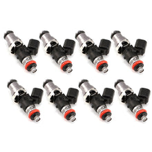 Load image into Gallery viewer, Injector Dynamics 1340cc Injectors-48mm Length - 14mm Grey Top - 15mm (Orange) Low O-Ring (Set of 8) - Black Ops Auto Works