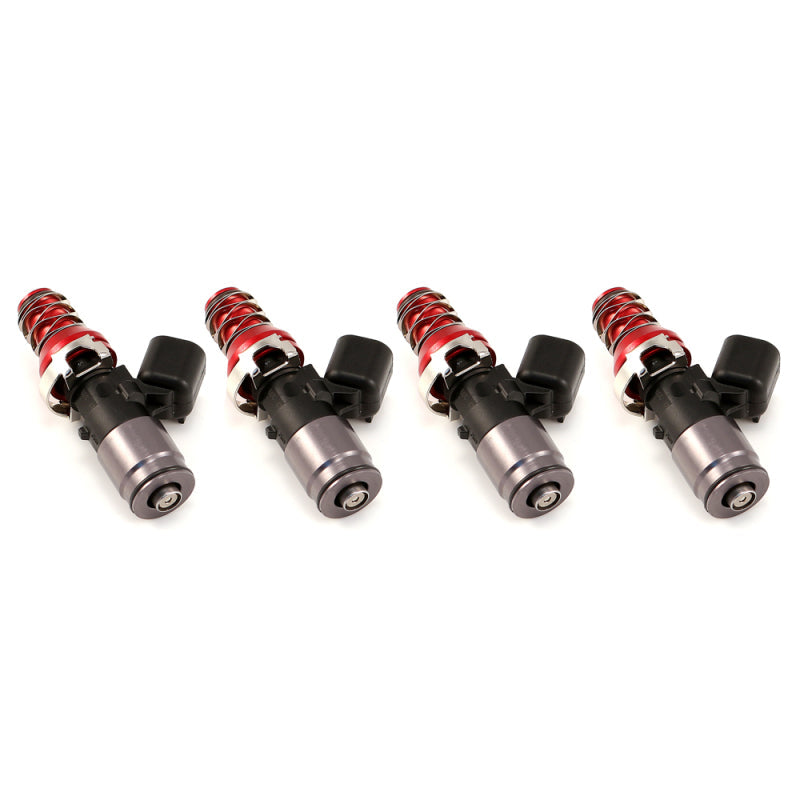 Injector Dynamics 2600-XDS Injectors - 48mm Length - 11mm Top - WRX Bottom Adapter (Set of 4) - Black Ops Auto Works