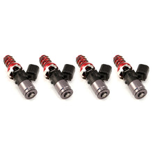 Load image into Gallery viewer, Injector Dynamics 2600-XDS Injectors - 48mm Length - 11mm Top - WRX Bottom Adapter (Set of 4) - Black Ops Auto Works