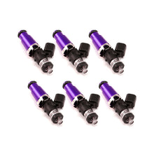 Load image into Gallery viewer, Injector Dynamics ID1050X Injectors 14mm (Purple) Adaptor Tops Denso Lower (Set of 6) - Black Ops Auto Works