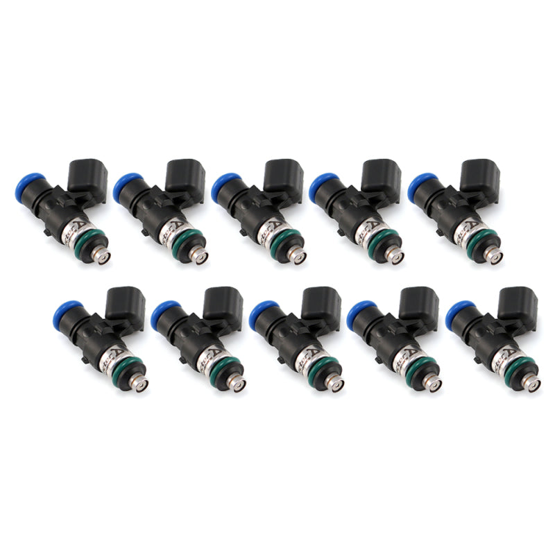 Injector Dynamics ID1050X Injectors 34mm Length (No adapter Top) 14mm Lower O-Ring (Set of 10) - Black Ops Auto Works