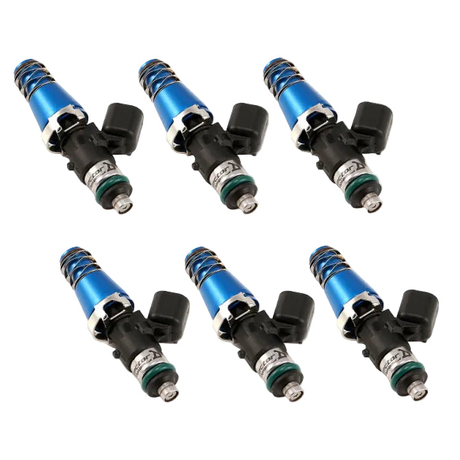 Injector Dynamics Injector Dynamics ID1750-XDS 11mm blue top / 14mm lower O-ring Fuel Injectors (Set of 6)