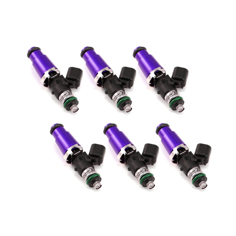 Injector Dynamics Injector Dynamics ID1750-XDS 14mm purple top / 14mm lower O-ring Fuel Injectors (Set of 6)