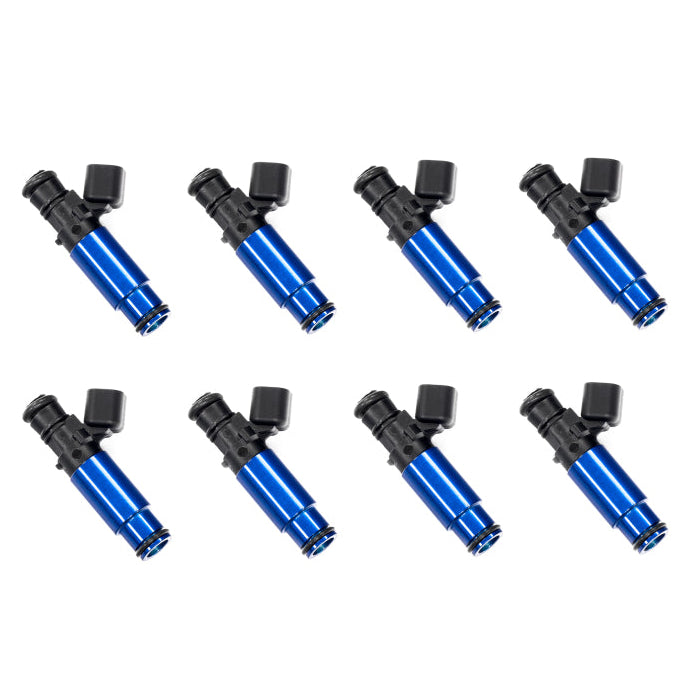 Injector Dynamics Injector Dynamics ID1750-XDS 14mm top O-ring / 14mm blue bottom adaptor Fuel Injectors (Set of 8)