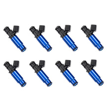 Load image into Gallery viewer, Injector Dynamics Injector Dynamics ID1750-XDS 14mm top O-ring / 14mm blue bottom adaptor Fuel Injectors (Set of 8)