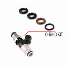 Load image into Gallery viewer, Injector Dynamics Injector Dynamics O-Ring/Seal Service Kit, 14mm Top Adapter and 14mm Clear Bottom Adapter