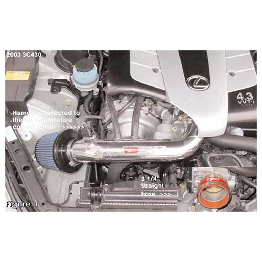 Injen 01-03 LS430 GS430 SC430 Polished Short Ram Intake - Injen IS2095P - view 2