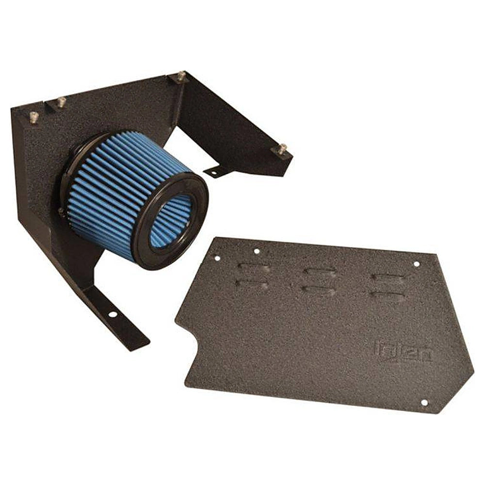 Injen 01-06 BMW 330i E46 3.0L (M54) L-6 Wrinkle Black Short Ram Intake w/ Enc Heat Shield & Adapter - Injen SP1111WB