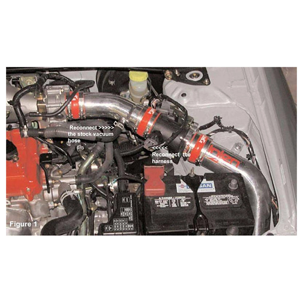 Injen 02-06 Nissan Sentra SER Spec V 2.5L (CARB 02-04 Only) Black Cold Air Intake **SPECIAL ORDER** - Injen RD1966BLK - view 2