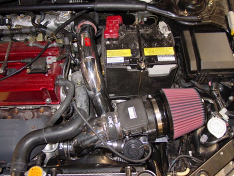 Injen 03-06 Evo 8/9/MR Cast Aluminum Intake System w/ Full Intercooler Piping Polished Short Ram Int Injen INJSP1898P