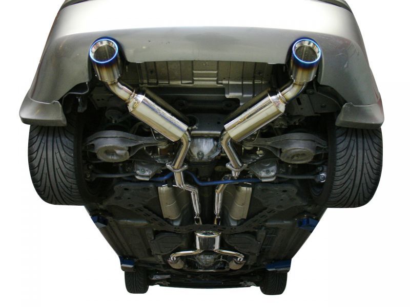 Injen 03-08 350Z Dual 60mm SS Cat-Back Exhaust w/ Built In Resonated X-Pipe Injen INJSES1987TT