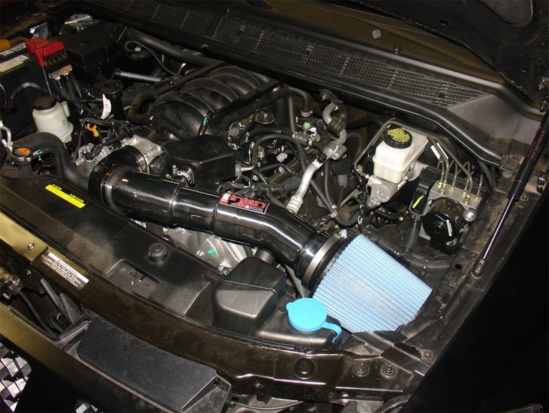 Injen 04-12 Nissan Titan 5.7L V8 Wrinkle Black Short Ram Intake System w/ MR Tech Injen INJPF1952WB