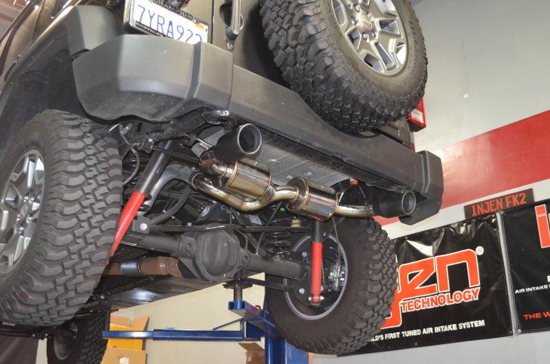 Injen 07-17 Jeep Wrangler JK 3.6L/3.8L 63mm Stealth Black Axle-back Exhaust w/ 4in Black Tips Injen INJSES5004BLK