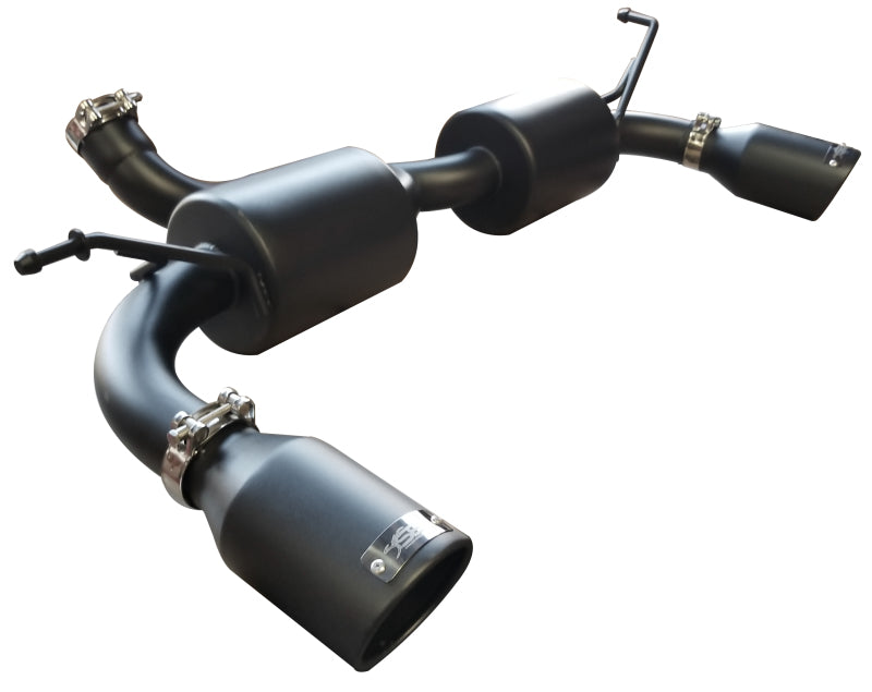 Injen 07-17 Jeep Wrangler JK 3.6L/3.8L 63mm Stealth Black Axle-back Exhaust w/ 4in Black Tips Injen INJSES5004BLK