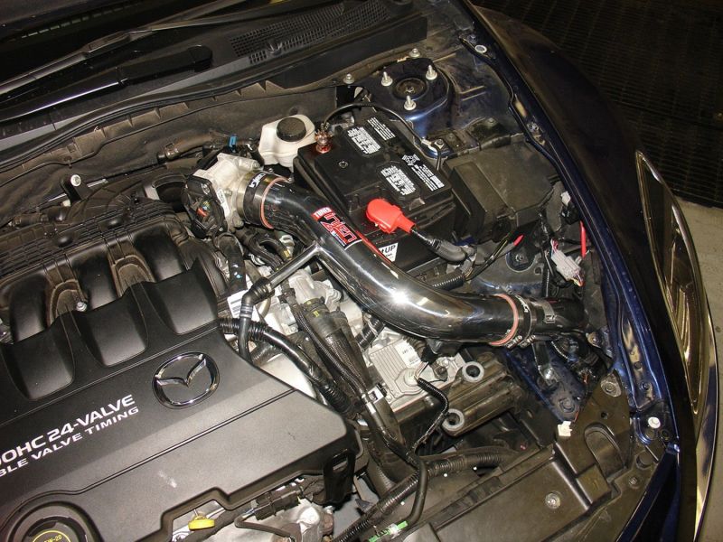 Injen 09-10 Mazda 6 3.7L V6 Black Tuned Cold Air Intake w/ MR Tech and Web Nano-Fiber Dry Filter Injen INJSP6069BLK