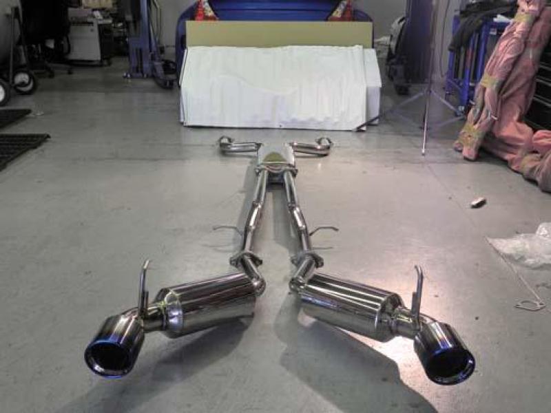 Injen 09-20 Nissan 370Z Dual 60mm SS Cat-Back Exhaust w/ Built In Resonated X-Pipe - Black Ops Auto Works