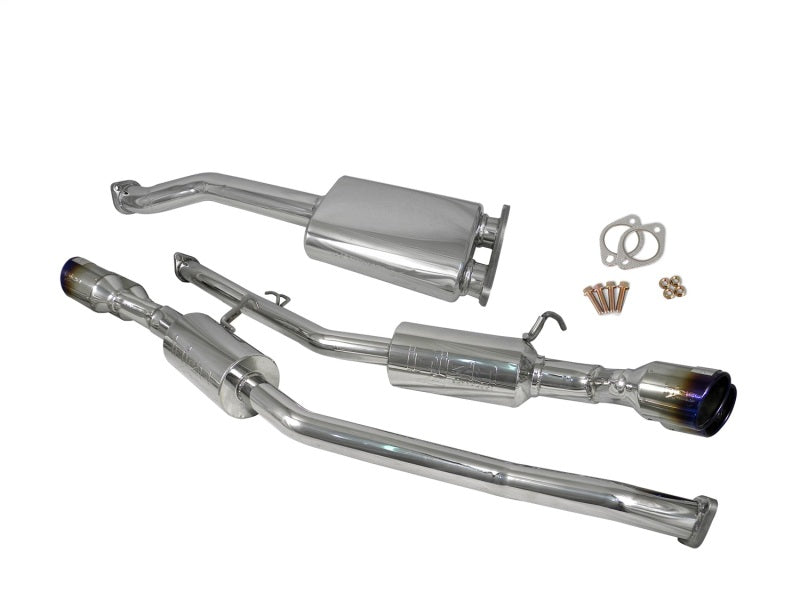 Injen 10-13 Hyundai Genesis Coupe 2.0L(t) 4cyl SS Exhaust w/ 76mm Y-Pipe Resonator/Molded SS Flanges - Black Ops Auto Works