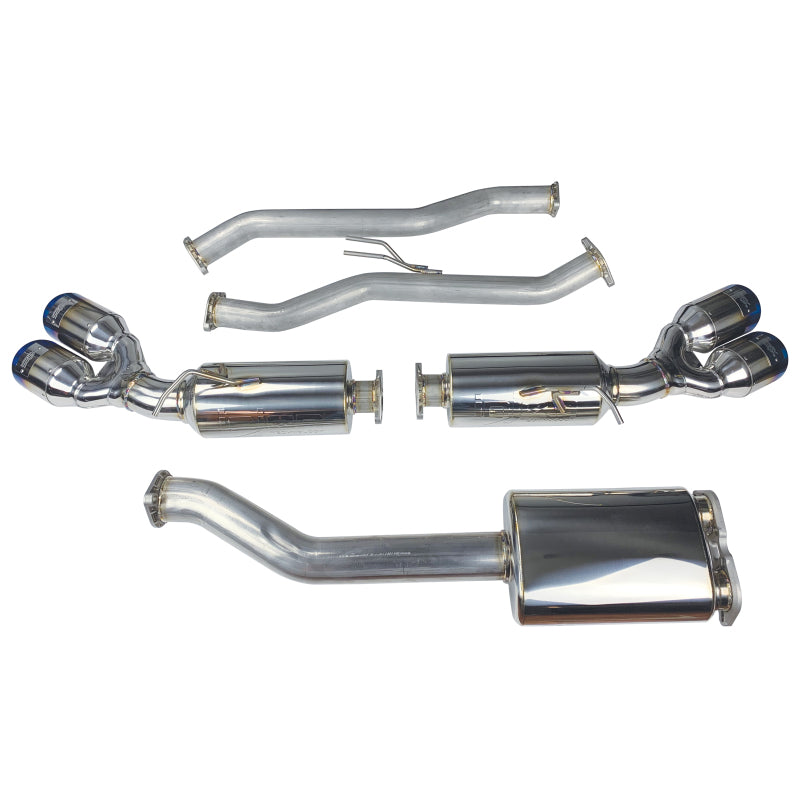 Injen 10-13 Hyundai Genesis Coupe 2.0L(t) 4cyl SS Exhaust w/ 76mm Y-Pipe Resonator/Molded SS Flanges Injen INJSES1386TT