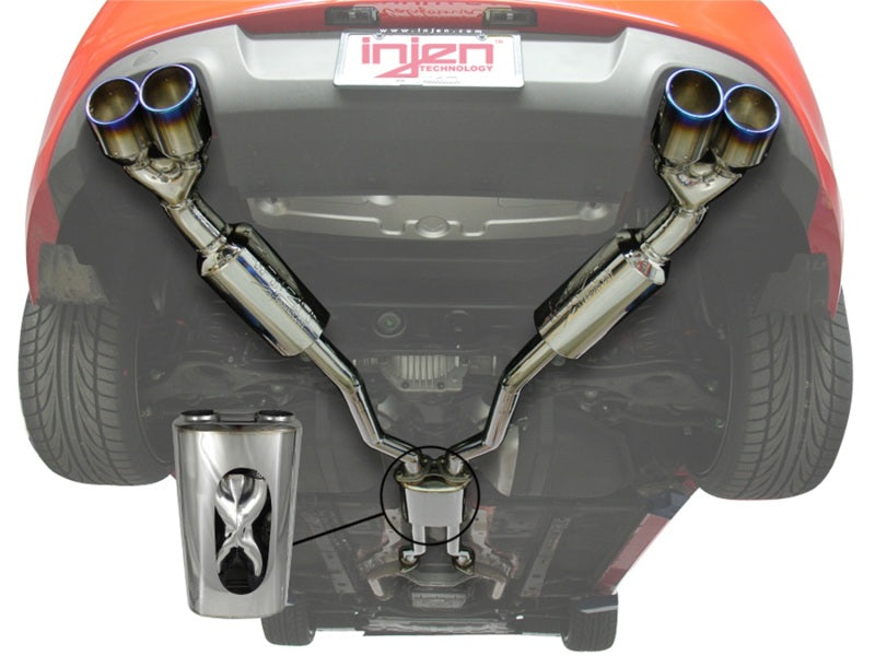 Injen 10-15 Hyundai Genesis Coupe 3.8L V6 SS CB Exhaust w/ Quad Titanium Tips - Black Ops Auto Works