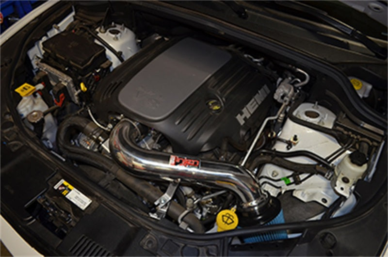 Injen 11-17 Dodge Durango R/T 5.7L V8 Wrinkle Black Power-Flow Air Intake System - Black Ops Auto Works