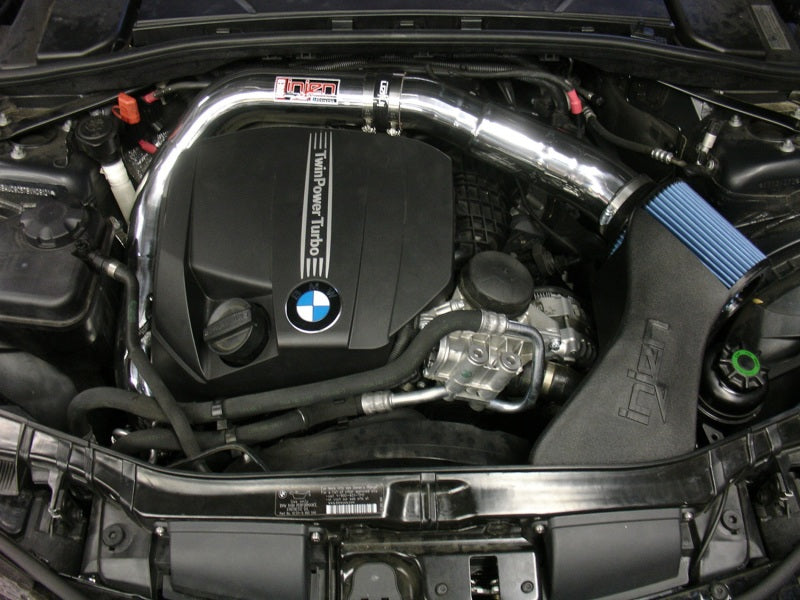 Injen 11 BMW E82 135i (N55) Turbo/E90 335i Wrinkle Black Tuned Air Intake w/ MR Tech, Air Fusion Injen INJSP1126WB