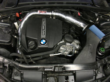 Load image into Gallery viewer, Injen 11 BMW E82 135i (N55) Turbo/E90 335i Wrinkle Black Tuned Air Intake w/ MR Tech, Air Fusion Injen INJSP1126WB